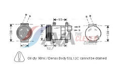 Kompresor, klimatizace AVA Clever Choice FTAK088
