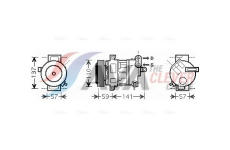 Kompresor, klimatizace AVA Clever Choice FTAK333