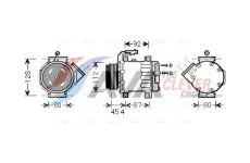 Kompresor, klimatizace AVA Clever Choice FTK366