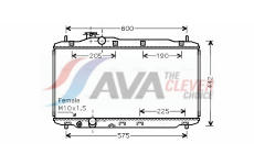 Chladič, chlazení motoru AVA Clever Choice HD2189