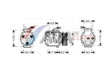 Kompresor, klimatizace AVA Clever Choice HDAK169