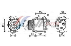 Kompresor, klimatizace AVA Clever Choice HDAK263