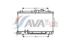 Chladič, chlazení motoru AVA Clever Choice HY2034