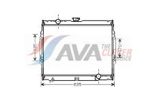 Chladič, chlazení motoru AVA Clever Choice HY2108