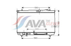 Chladič, chlazení motoru AVA Clever Choice HY2112