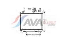 Chladič, chlazení motoru AVA Clever Choice HY2125