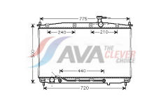 Chladič, chlazení motoru AVA Clever Choice HY2174