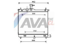 Chladič, chlazení motoru AVA Clever Choice HY2290