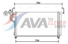 Kondenzátor, klimatizace AVA Clever Choice HY5315D