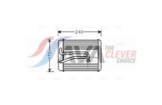 Výměník tepla, vnitřní vytápění AVA Clever Choice HY6119