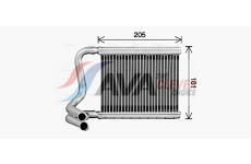 Výměník tepla, vnitřní vytápění AVA Clever Choice HY6594