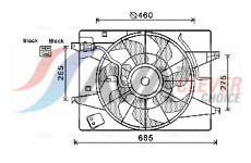 Větrák, chlazení motoru AVA Clever Choice HY7533