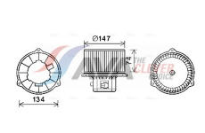 vnitřní ventilátor AVA Clever Choice HY8354
