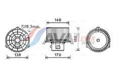vnitřní ventilátor AVA Clever Choice HY8556