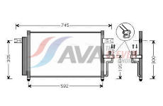 Kondenzátor, klimatizace AVA Clever Choice HYA5082D