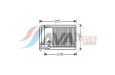 Výměník tepla, vnitřní vytápění AVA Clever Choice HYA6317