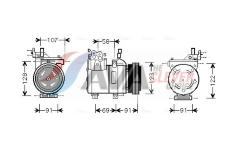 Kompresor, klimatizace AVA Clever Choice HYAK161