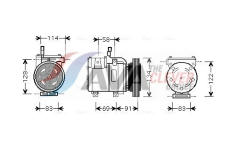 Kompresor, klimatizace AVA Clever Choice HYAK199