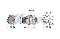 Kompresor, klimatizace AVA Clever Choice HYAK240