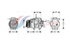 Kompresor, klimatizace AVA Clever Choice HYK237