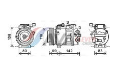 Kompresor, klimatizace AVA Clever Choice HYK281