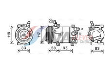 Kompresor, klimatizace AVA Clever Choice HYK323