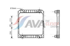 Chladič, chlazení motoru AVA Clever Choice IV2039