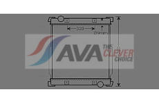 Chladič, chlazení motoru AVA Clever Choice IV2134