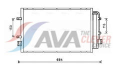 Kondenzátor, klimatizace AVA Clever Choice IV5127D