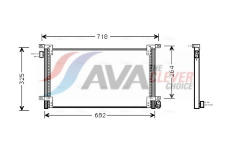 Kondenzátor, klimatizace AVA Clever Choice IVA5044