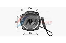 Spojka, větrák chladiče AVA Clever Choice IVC157