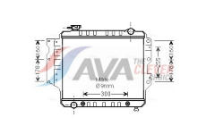 Chladič, chlazení motoru AVA Clever Choice JE2022