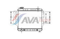 Chladič, chlazení motoru AVA Clever Choice JE2023