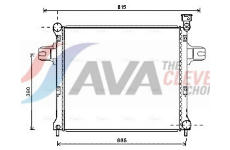 Chladič, chlazení motoru AVA Clever Choice JE2058