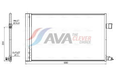 Kondenzátor, klimatizace AVA Clever Choice JE5090D