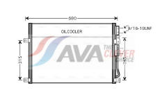 Kondenzátor, klimatizace AVA Clever Choice JEA5045