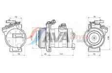Kompresor, klimatizace AVA Clever Choice JEAK092