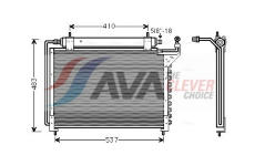 Kondenzátor, klimatizace AVA Clever Choice JR5020D