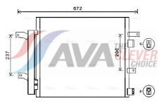 Kondenzátor, klimatizace AVA Clever Choice JR5056D