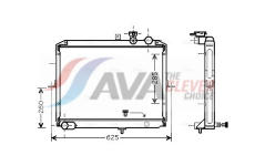 Chladič, chlazení motoru AVA Clever Choice KA2053