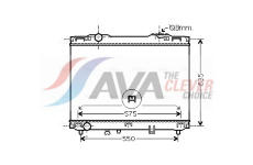 Chladič, chlazení motoru AVA Clever Choice KA2127