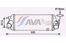 Chladič turba AVA Clever Choice KA4281