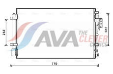Kondenzátor, klimatizace AVA Clever Choice KA5157D