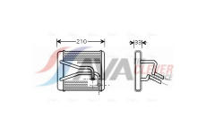 Výměník tepla, vnitřní vytápění AVA Clever Choice KA6049