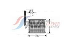 Výměník tepla, vnitřní vytápění AVA Clever Choice KA6076