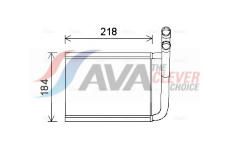 Výměník tepla, vnitřní vytápění AVA Clever Choice KA6166