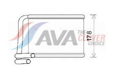 Výměník tepla, vnitřní vytápění AVA Clever Choice KA6222