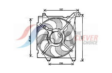 Větrák, chlazení motoru AVA Clever Choice KA7517