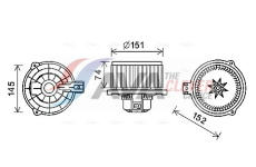 vnitřní ventilátor AVA Clever Choice KA8258
