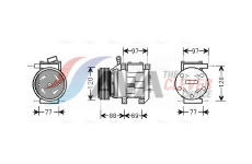 Kompresor, klimatizace AVA Clever Choice KAAK117